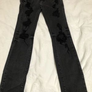 PACSUN Skinny Black Jeans 28x30